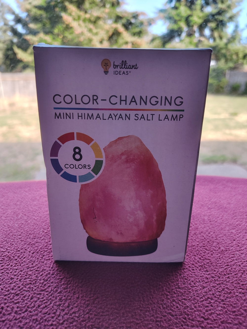 Brilliant Ideas color changing salt lamp